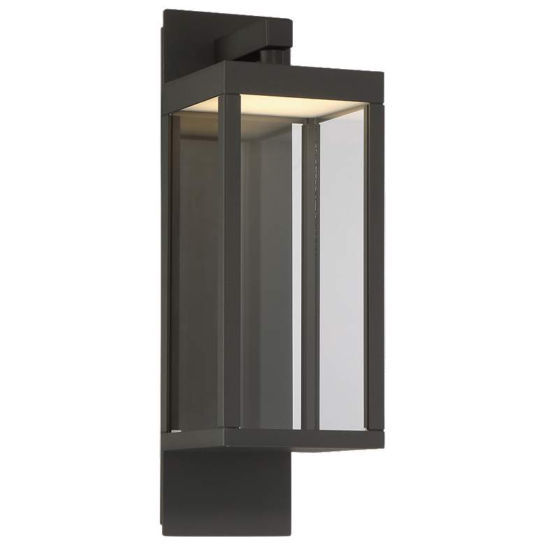 Image 1 Eurofase 15" High Graphite Finish Outdoor LED Wall Light
