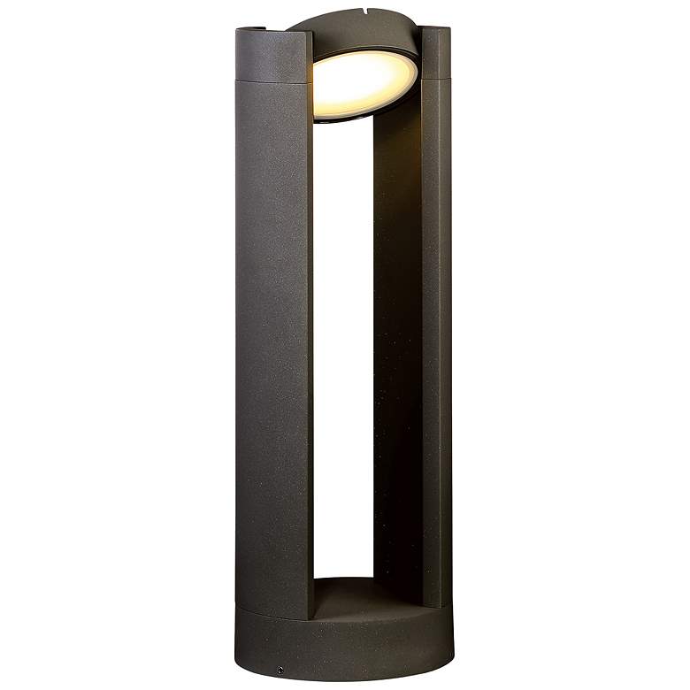 Image 1 Eurofase 19 3/4"H Graphite Gray Adjustable LED Bollard Light