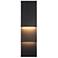 Eurofase 19 inch Nanton Outdoor 2 Light LED Wall Light, Black