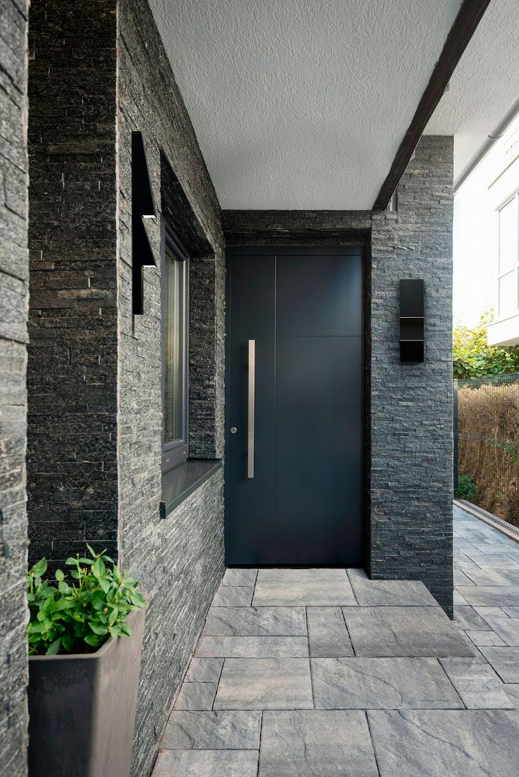 Image 2 Eurofase 19 inch Nanton Outdoor 2 Light LED Wall Light, Black more views