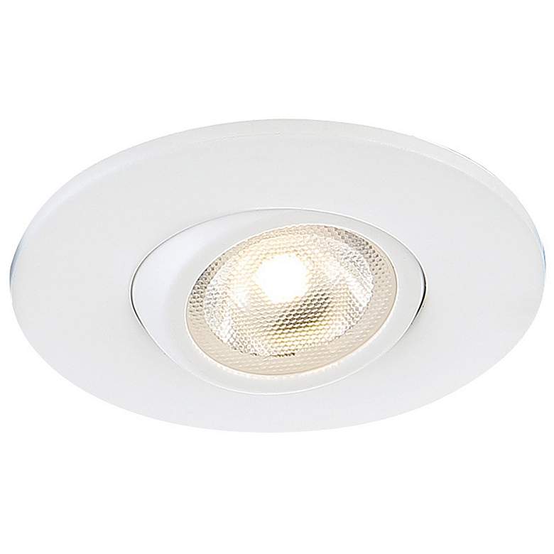 Image 1 Eurofase 2" White 5 Watt LED Round Gimbal Recessed Downlight