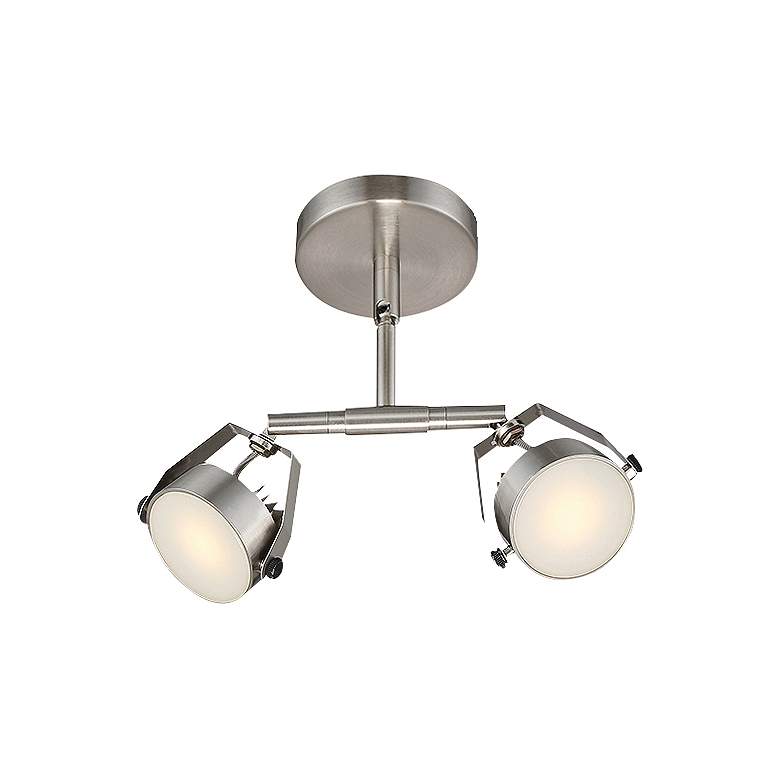 Image 1 Eurofase 2-Light Satin Nickel 18 Watt LED Track Fixture