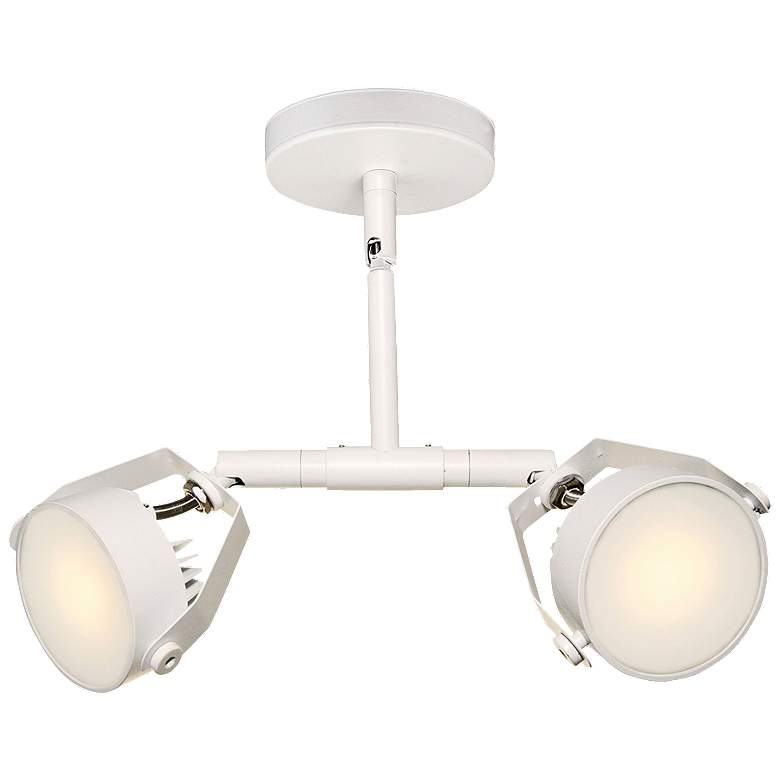 Image 1 Eurofase 2-Light White 18 Watt LED Track Fixture