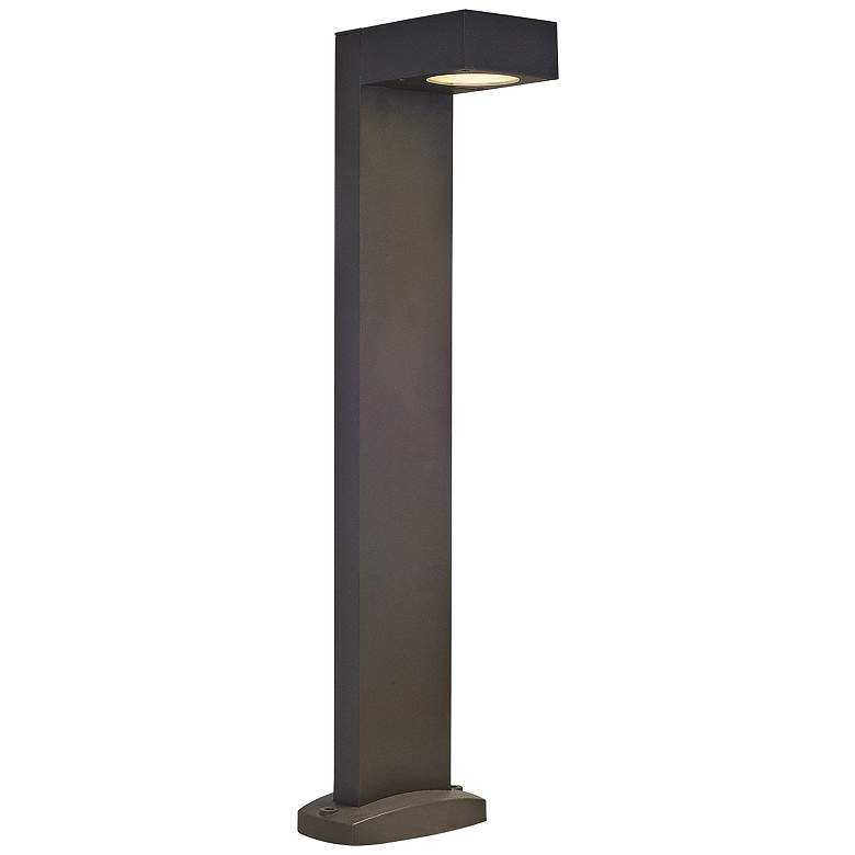 Image 1 Eurofase 29 1/2 inchH Graphite Gray L-Shaped LED Bollard Light