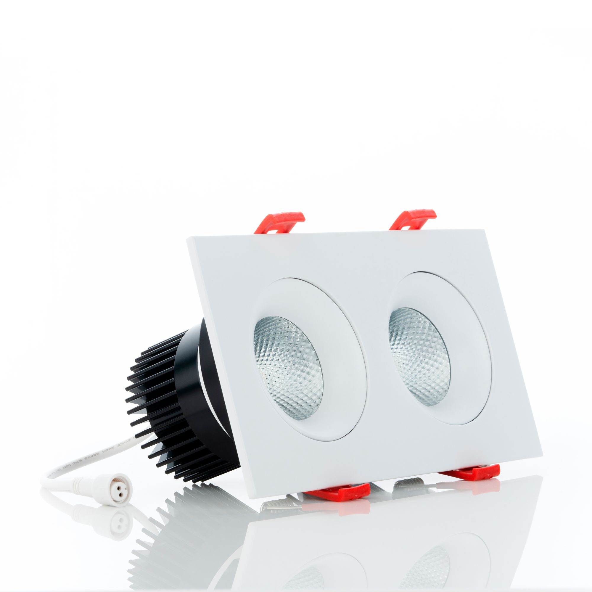 Image 7 Eurofase 3.5 IN RECTANGULAR DOUBLE REGRESSED GIMBAL more views