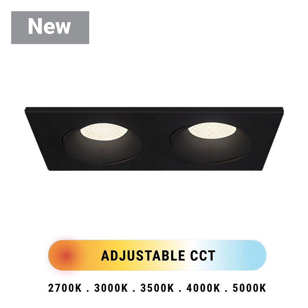 Image 2 Eurofase 3.5 INCH RECTANGULAR DOUBLE REGRESSED GIMBAL more views