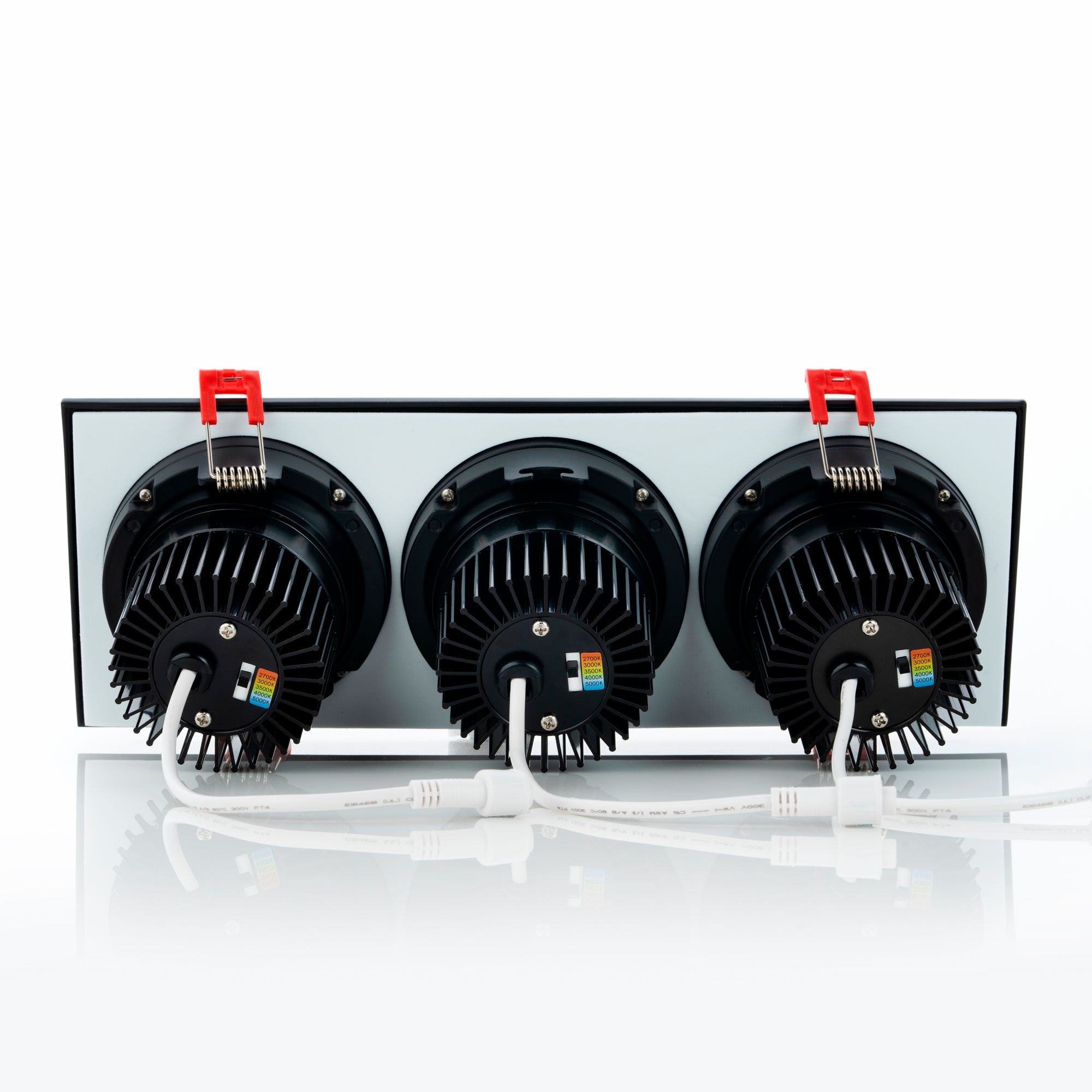 Image 5 Eurofase 3.5 INCH RECTANGULAR TRIPLE REGRESSED GIMBAL more views