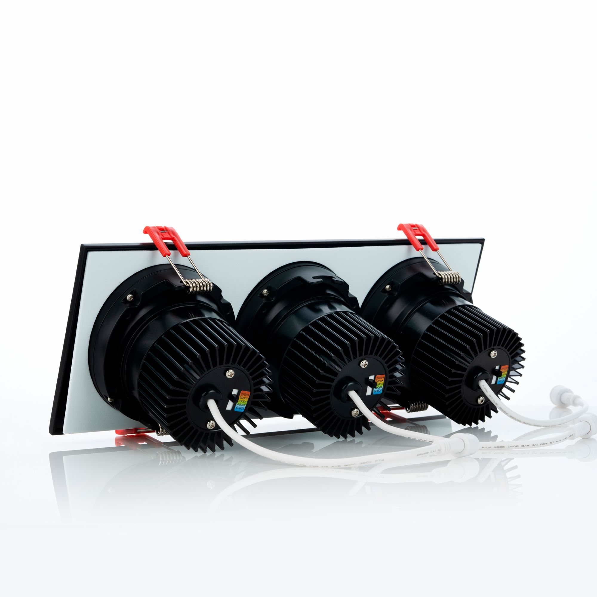 Image 6 Eurofase 3.5 INCH RECTANGULAR TRIPLE REGRESSED GIMBAL more views