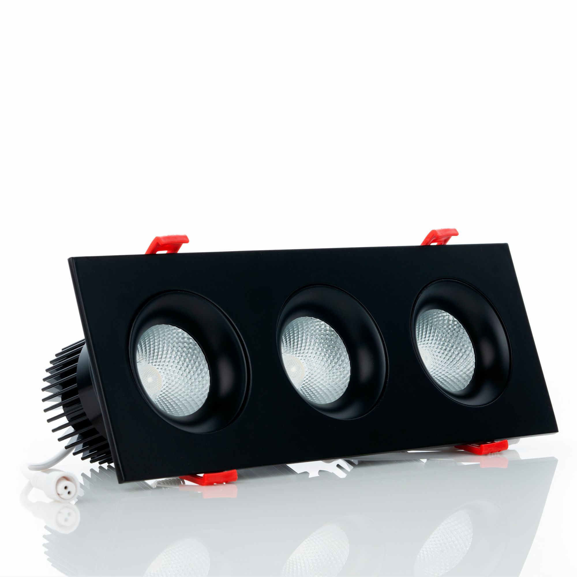 Eurofase 3.5 INCH RECTANGULAR TRIPLE REGRESSED GIMBAL