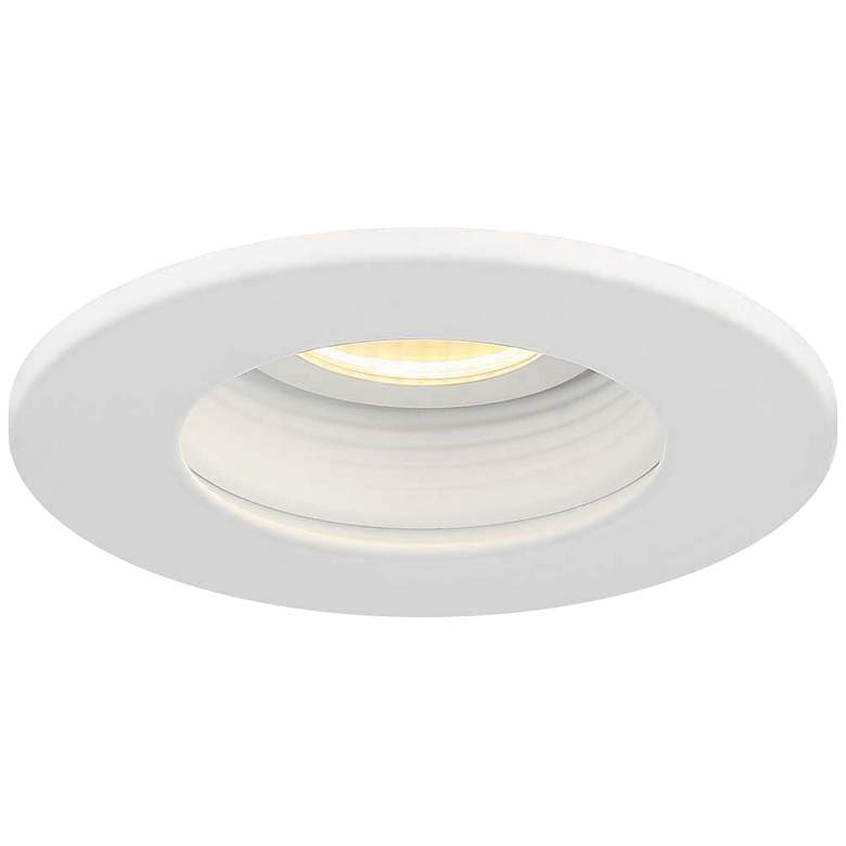 Image 1 Eurofase 3 1/2 inch White LED Round Baffle Recessed Downlight
