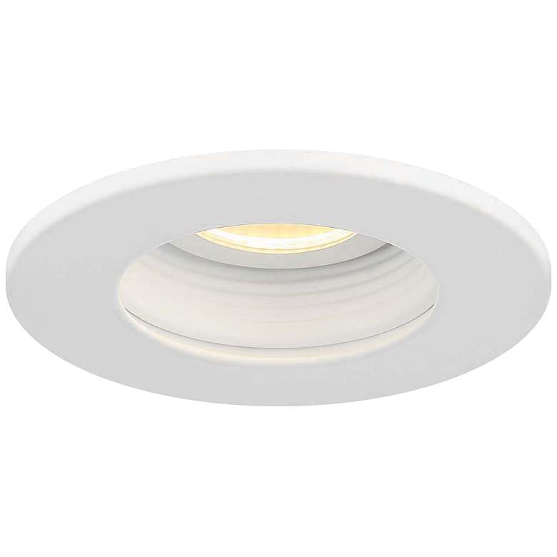 Image 1 Eurofase 3 1/2" White LED Round Baffle Recessed Downlight