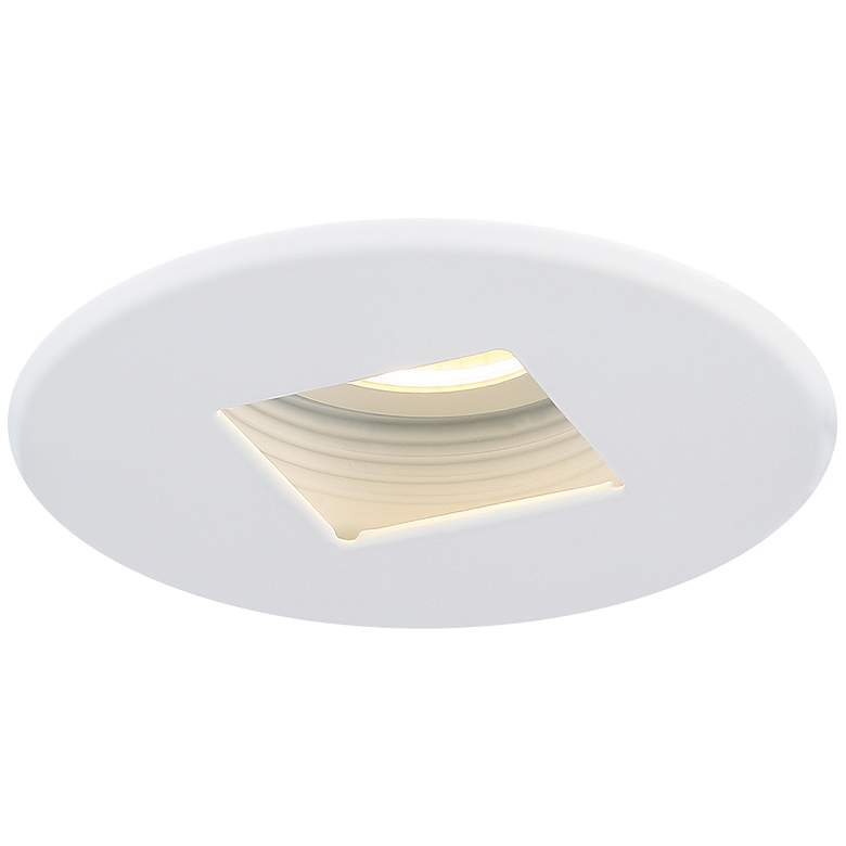 Image 1 Eurofase 3 1/2 inch White LED Round Regress Baffle Downlight