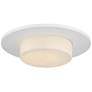 Eurofase 3 1/2" White LED Shower Dome Recessed Downlight