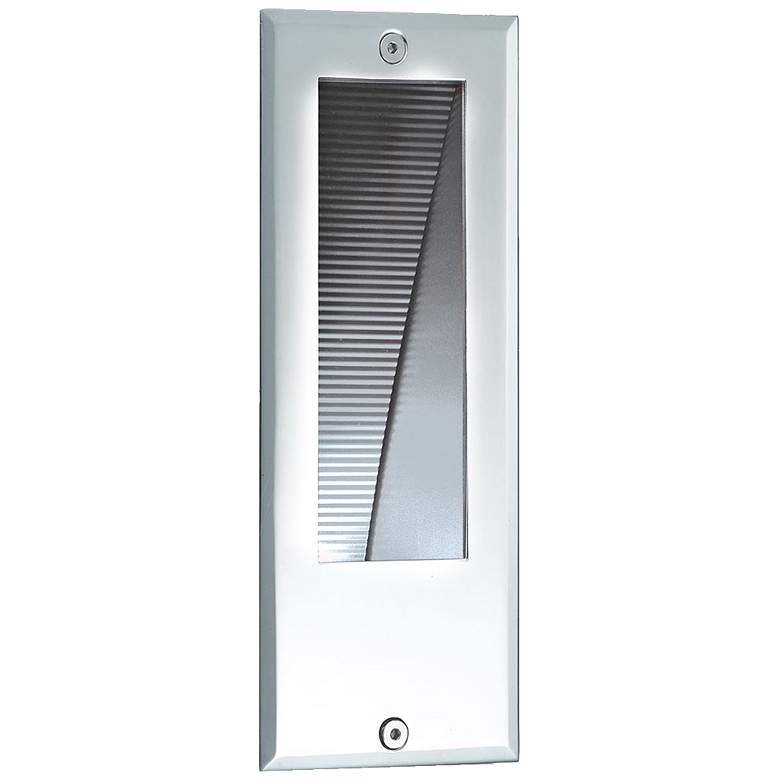 Image 1 Eurofase 3 1/4" Wide Stainless Steel LED In-Wall Step Light