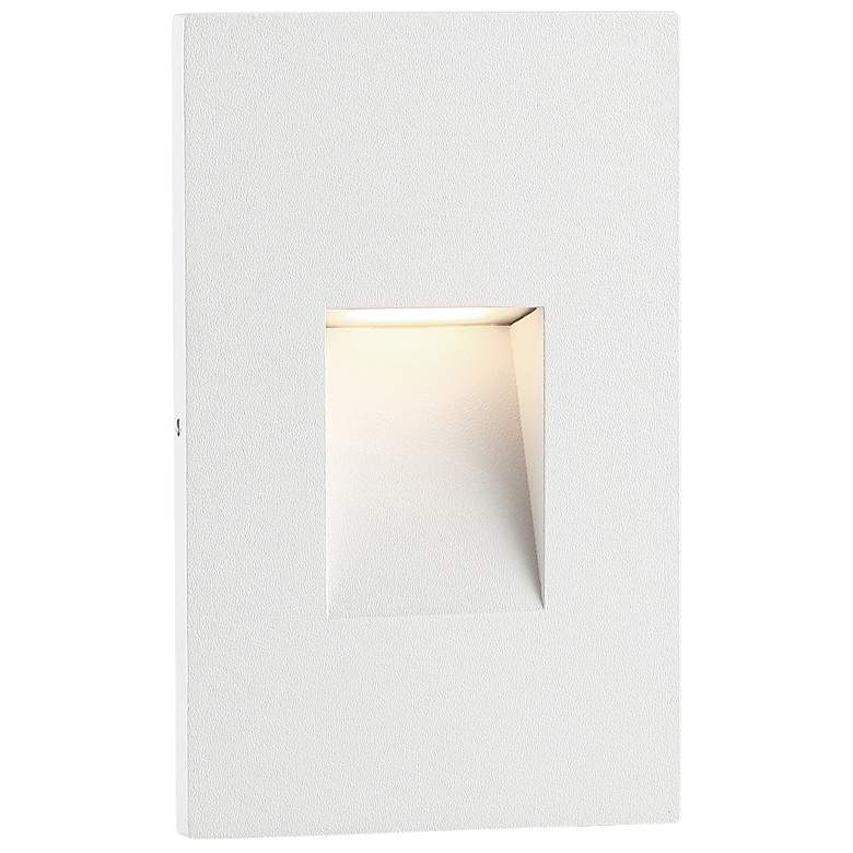 Image 1 Eurofase 3 1/4" Wide White Recessed Trim LED Step Light