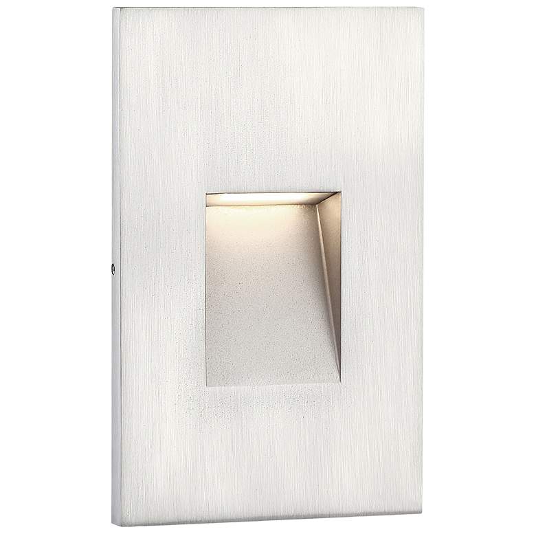 Image 1 Eurofase 3 1/4 inchW Brushed Nickel Recessed Trim LED Step Light