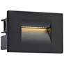 Eurofase 4 1/4" Wide Graphite Gray LED In-Wall Step Light