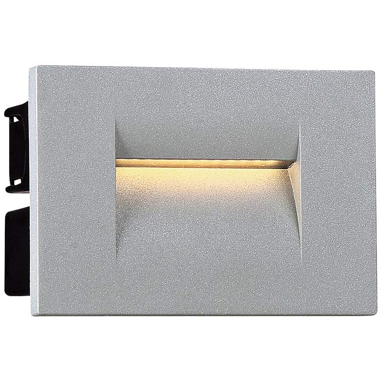 Image 1 Eurofase 4 1/4 inchW Marine Gray LED In-Wall Recessed Step Light