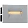 Eurofase 4 1/4"W Marine Gray LED In-Wall Recessed Step Light