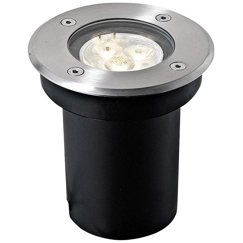 Image 1 Eurofase 4 3/4" Round Steel LED Outdoor In-Ground Light