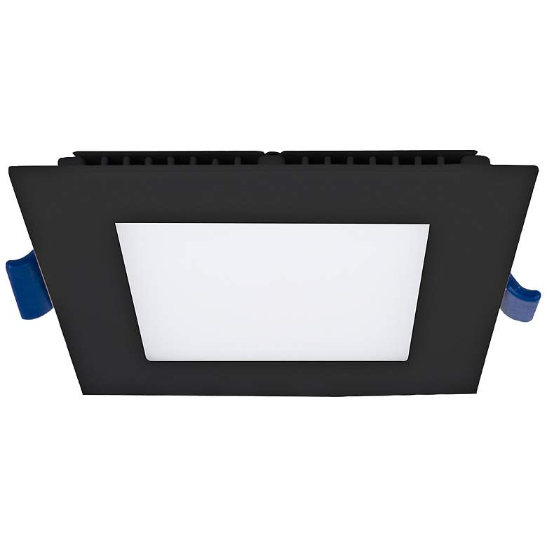 Image 1 Eurofase 4 inch Black LED Ultra Slim Square Recessed Downlight