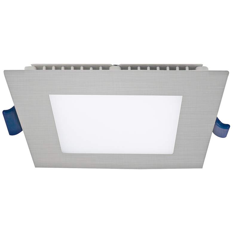 Image 1 Eurofase 4 inch Brushed Nickel LED Ultra Slim Square Downlight