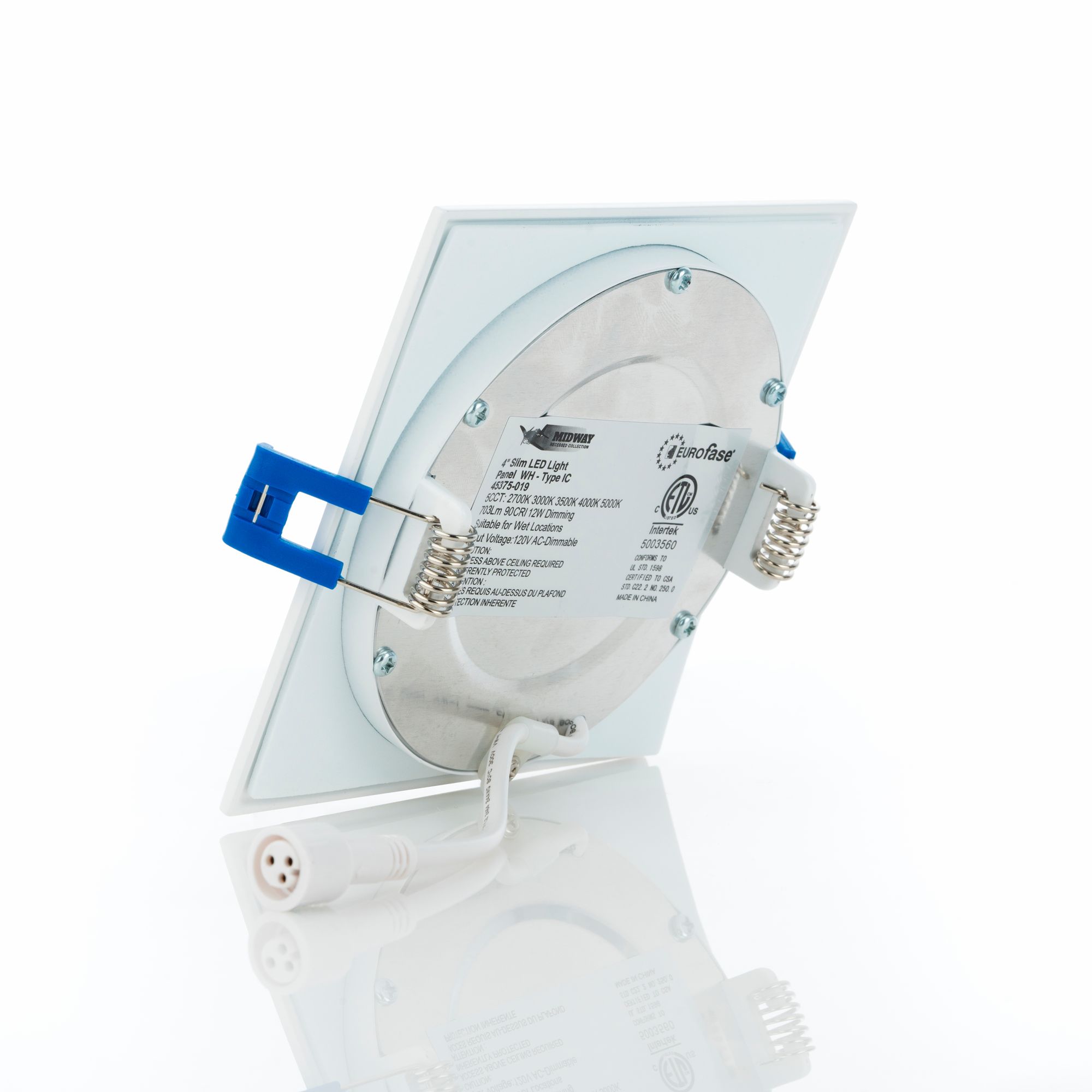 Eurofase 4 INCH SLIM SQUARE DOWNLIGHT