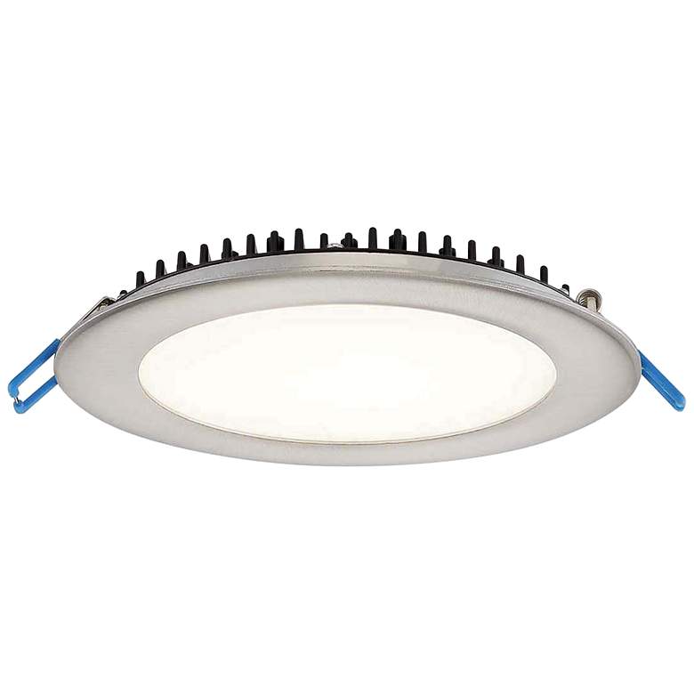Image 1 Eurofase 6" Brushed Nickel LED Ultra Slim Round Downlight