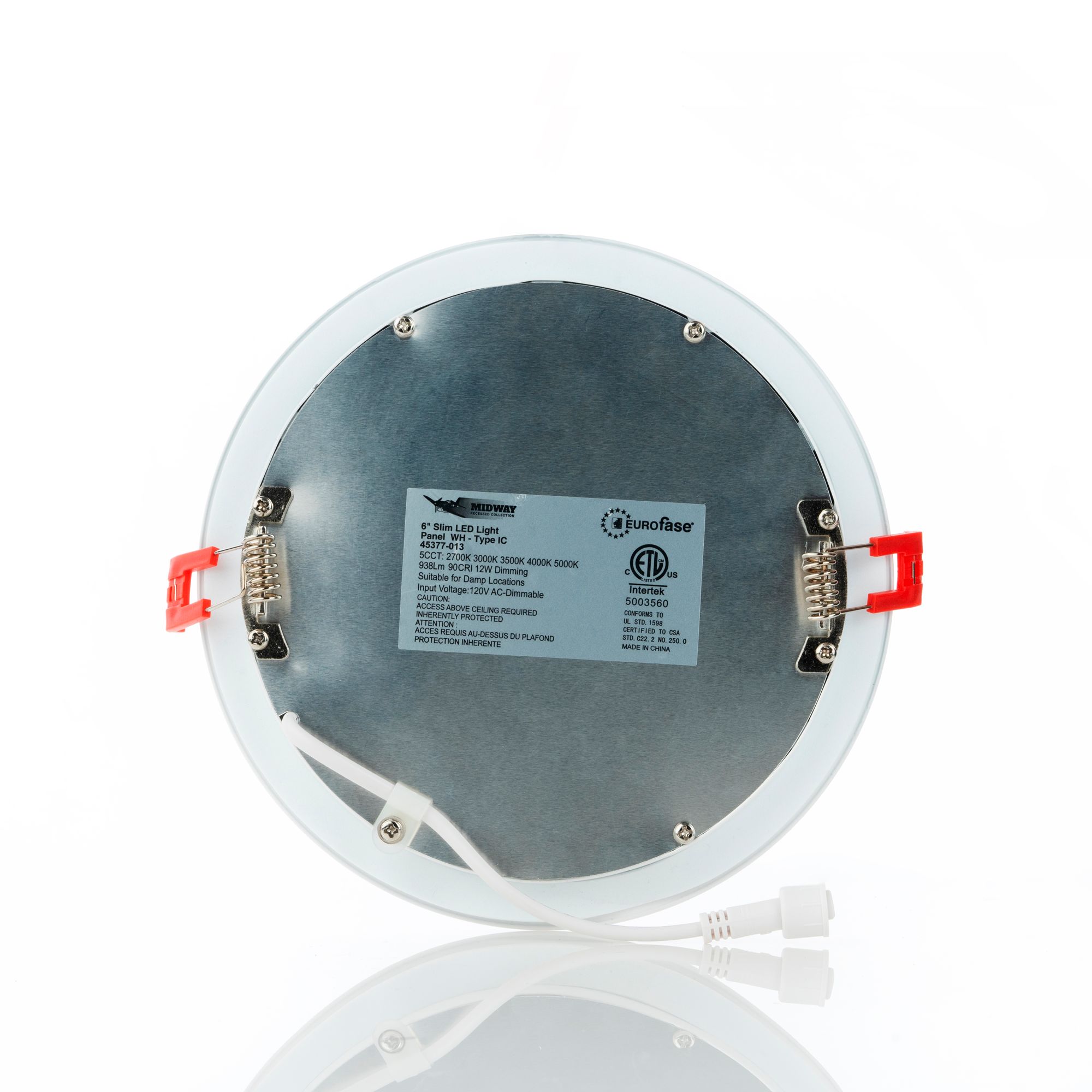 Image 5 Eurofase 6" INCH SLIM ROUND REGRESSED DOWNLIGHT more views