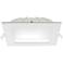 Eurofase 6" White LED Square Dome Recessed Downlight
