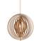 Eurofase Abruzzo 23 1/4" Wide Wood Orb Modern Pendant Light