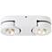 Eurofase Acura 10 1/2" Wide White 2-LED Ceiling Light