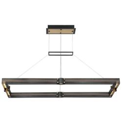 Eurofase Admiral 2 In. x 21.25 In. Integrated LED Chandelier in Black