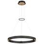 Eurofase Admiral 2 In. x 28.50 In. Integrated LED Chandelier in Black/Gold