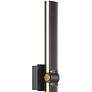 Eurofase Admiral 27 3/4" High Black and Gold LED Large Wall Sconce