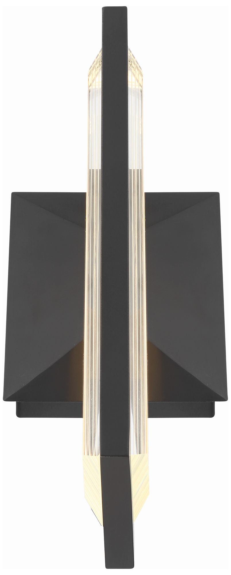 Eurofase Aelin 14" Integrated LED Outdoor Wall Sconce in Matte Black