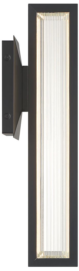 Eurofase Aelin 18" Integrated LED Outdoor Wall Sconce - Matte Black