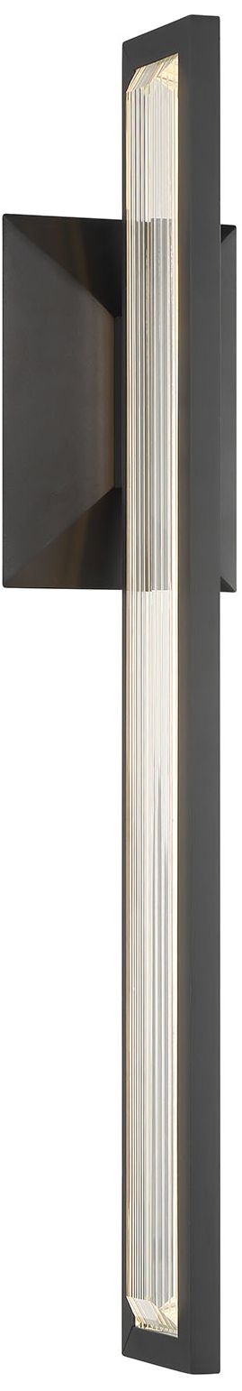 Image 2 Eurofase Aelin 24 inch Integrated LED Outdoor Wall Sconce in Matte Black more views