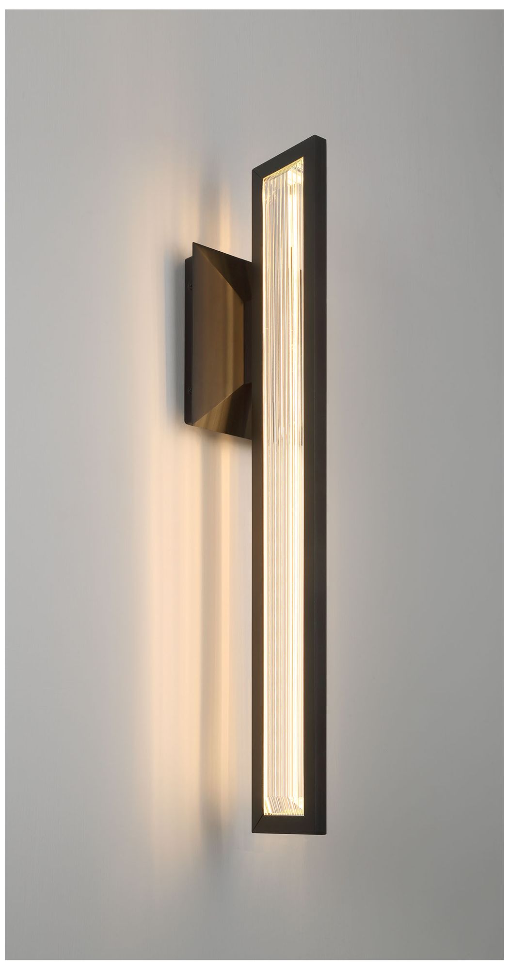 Image 5 Eurofase Aelin 24 inch Integrated LED Outdoor Wall Sconce in Matte Black more views