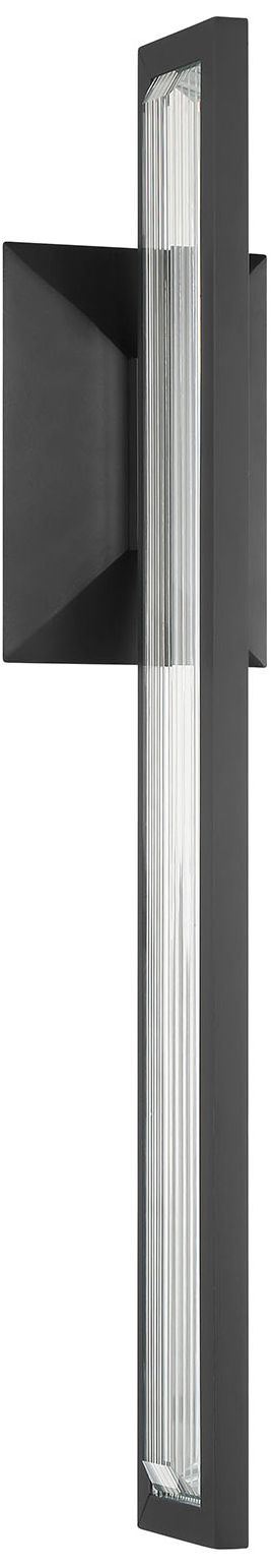 Image 7 Eurofase Aelin 24 inch Integrated LED Outdoor Wall Sconce in Matte Black more views