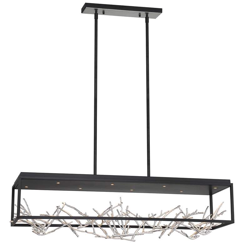 Image 1 Eurofase Aerie 11.50 In. x 12 In. Integrated LED Chandelier in Black