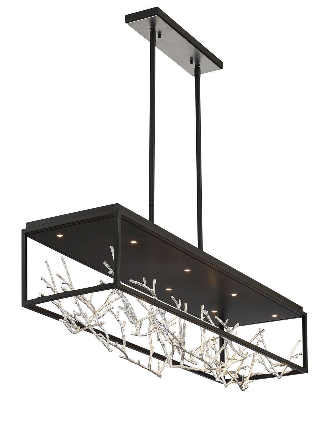 Image 2 Eurofase Aerie 11.50 In. x 12 In. Integrated LED Chandelier in Black more views