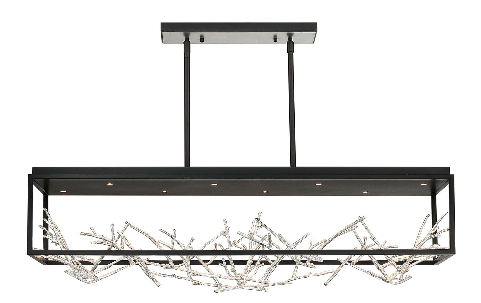 Image 3 Eurofase Aerie 11.50 In. x 12 In. Integrated LED Chandelier in Black more views