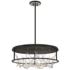 Eurofase Aerie 13 In. x 30.50 In. Integrated LED Chandelier in Black/Silver