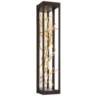 Eurofase Aerie 30" High Bronze and Gold 4-Light LED Wall Sconce
