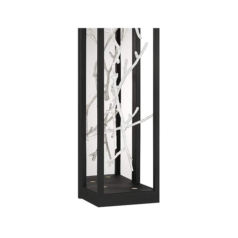 Image 3 Eurofase Aerie 30" High Black and Silver 4-Light LED Wall Sconce more views