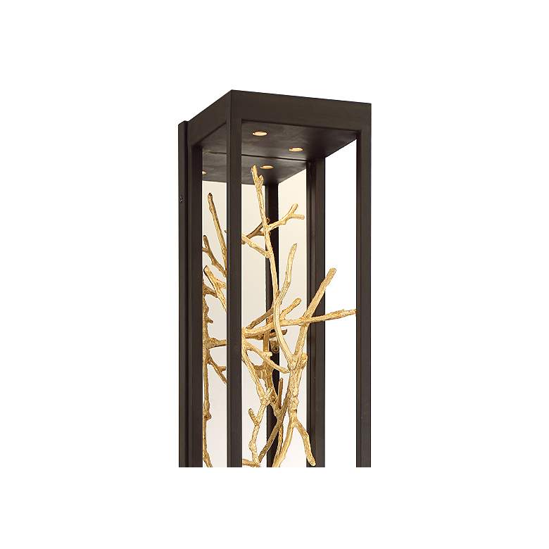 Image 2 Eurofase Aerie 30 inch High Bronze and Gold 4-Light LED Wall Sconce more views