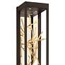 Eurofase Aerie 30" High Bronze and Gold 4-Light LED Wall Sconce