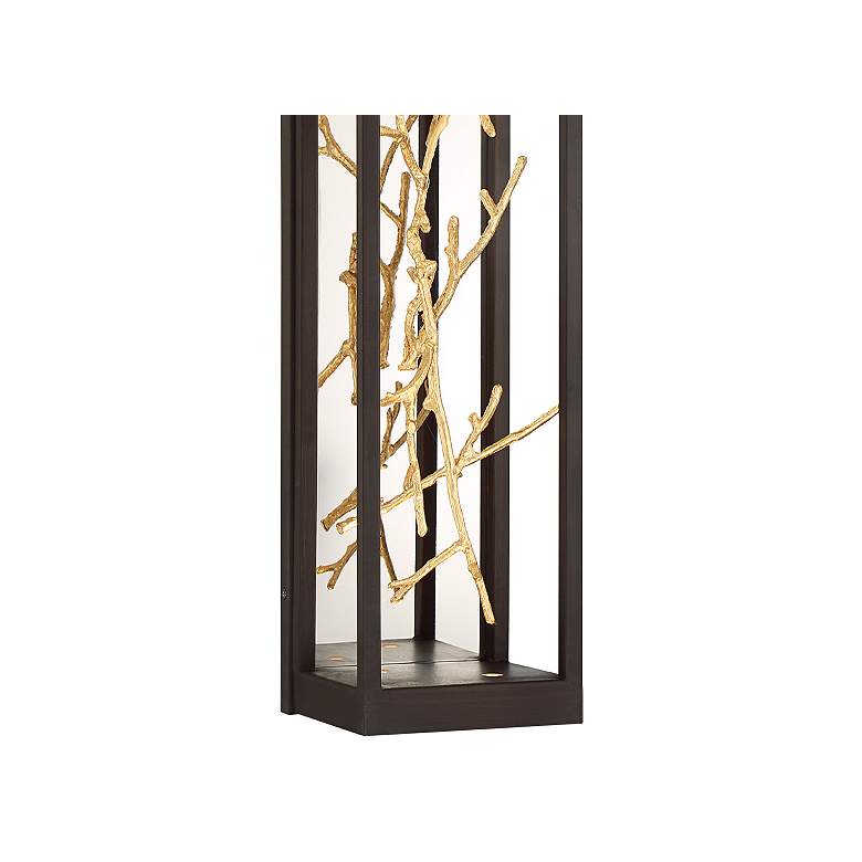 Image 3 Eurofase Aerie 30 inch High Bronze and Gold 4-Light LED Wall Sconce more views