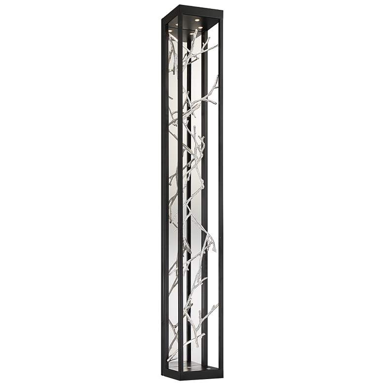 Image 1 Eurofase Aerie 48 inch High Black and Silver 6-Light LED Wall Sconce